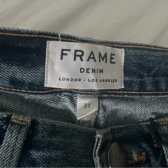 Frame Distressed Denim Jeans